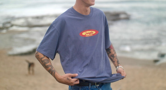 Faded blue Jungle Tee