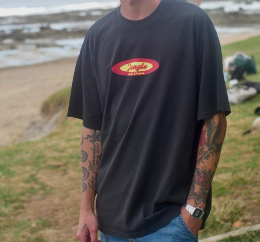 Faded black Jungle Tee