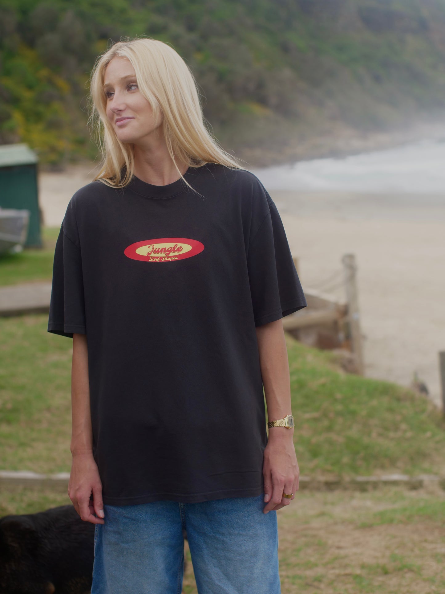 Faded black Jungle Tee